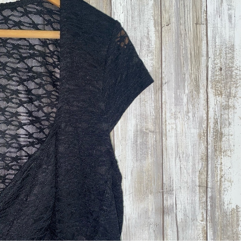 NWT Wild Fable Black Lace Bustier Top - Picture 5 of 7